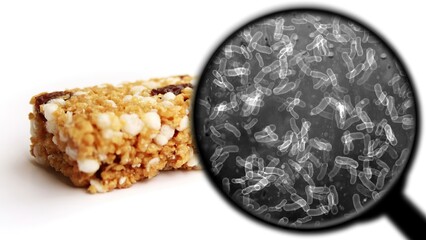 Searching for bacteria in food