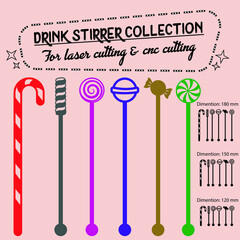 drink stirrer collection