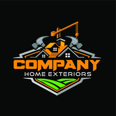 Illustration vector graphic of renovation, home repair, and building concept logo design template