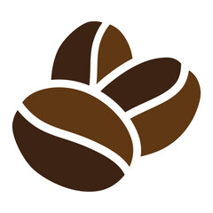 Obraz premium Coffee bean icon isolated on white background