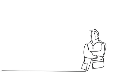 successful confident mature businessman engineer industrial worker