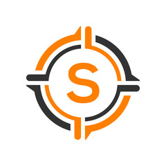 Initial S letter Logo Design vector Template. Abstract Letter S logo Design