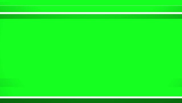 Lines transition on a green background. Lines transition with the alpha channel. Key color, color key, alpha channel.