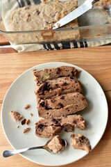 banana bread maison aux pépites de chocolat