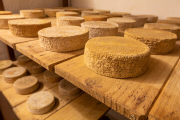 Production of artisanal cheese and other delicacies in Serra da Canastra in Minas Gerais