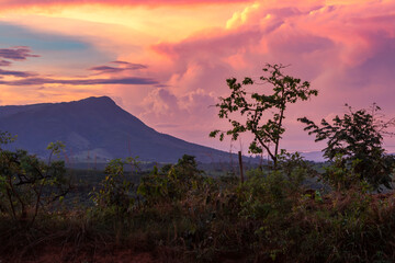 Sunset at Serra da Canastra in Minas Gerais