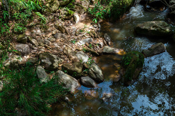 Mineral water spring in Serra da Canastra in Minas Gerais