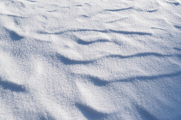 white snow background