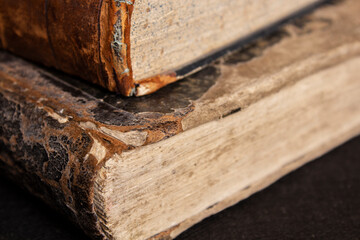 old books, collection of ancient manuscripts,
