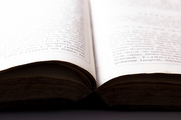 Fototapeta premium old books, collection of ancient manuscripts,