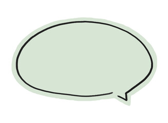 手書きのシンプルなふきだし