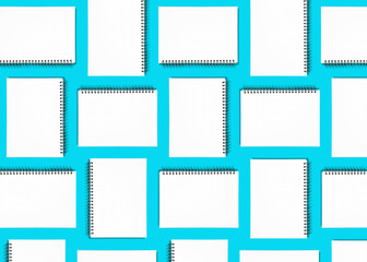 Spiral notepad pattern background