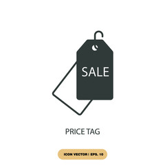 price tag icons  symbol vector elements for infographic web