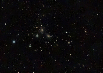 Fototapeta na wymiar Coma Berenices Galaxy Cluster