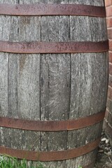 Fototapeta premium old wooden barrel