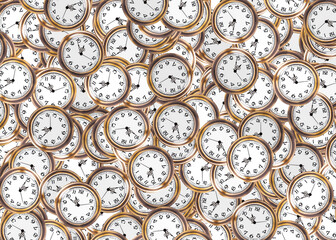 Watch faces repetitions abstract background