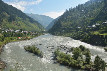 mountain river in the mountains
