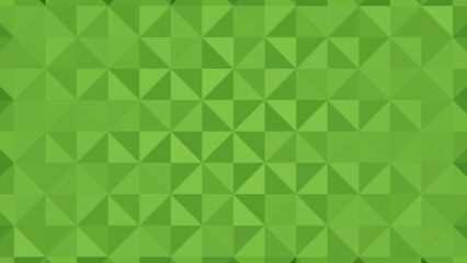 Green segmented background. Triangular pixelation. Color texture.