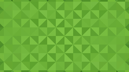 Green segmented background. Triangular pixelation. Color texture.
