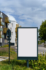 Panneau d'affichage urbain pour Mockup