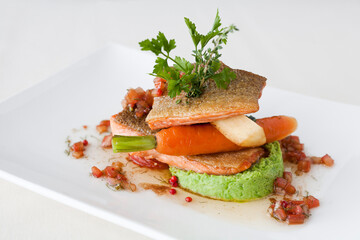 Plat de saumon // salmon dish