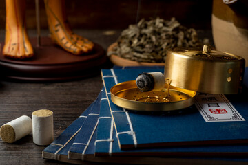 Background of moxibustion and Chinese herbal medicine