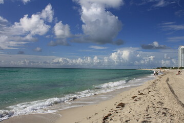 South Beach located in Miami, Florida