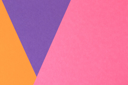 violet, pink and orange empty paper background