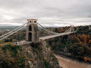 Suspension Bridge over the river