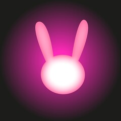 Fototapeta premium pink bunny