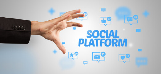 Close-Up Of Cropped Hand Pointing