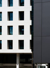 windows of a building