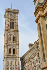 Historical Giotto Bell Tower in Florence, Italy