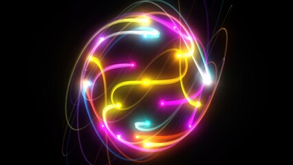 3D Rendering of Spherical Light Streaks