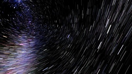 3D Rendering of Star Trails.