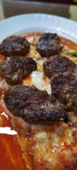 Turkey Eskisehir's famous meatballs Balaban meatballs, a delicious way of preparation