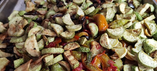 Ratatouille fried with various vegetables