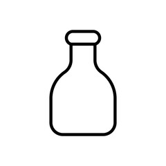 Bottle line icon