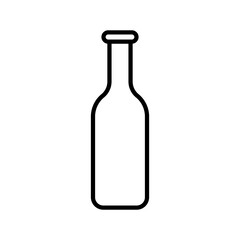 Bottle line icon