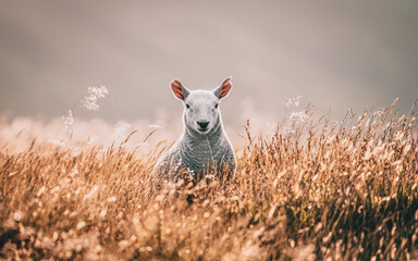 sheep in the field