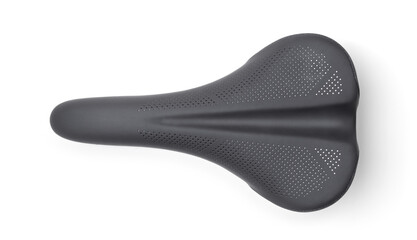 Bicycle saddle isolated on white.