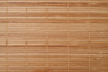 Bamboo napkin as background.