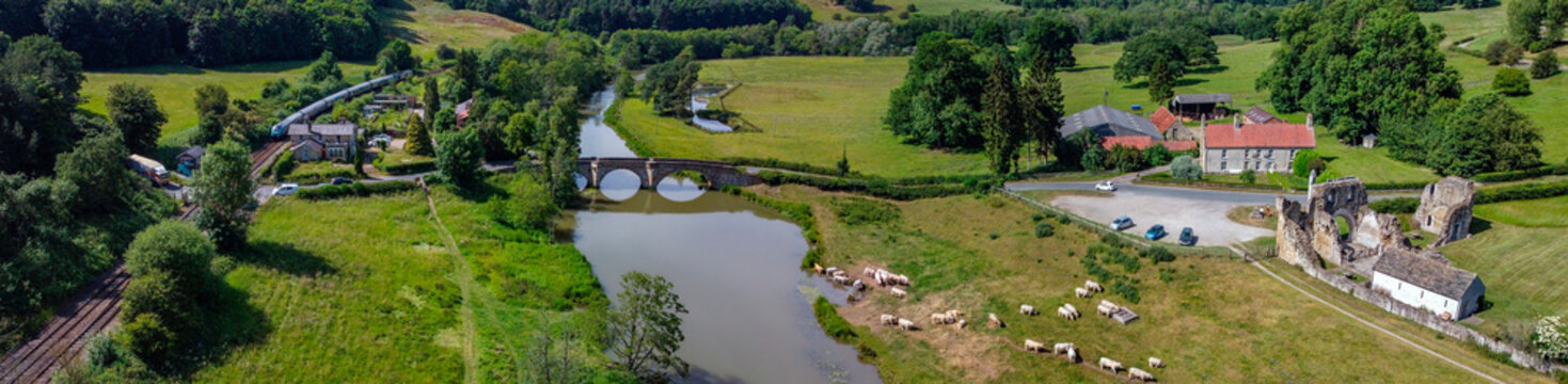 Kirkham Village and the River Derwent - North Yorkshire - United Kingdom