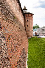 Kolomna Kremlin outside wall and Granovitaya Tower