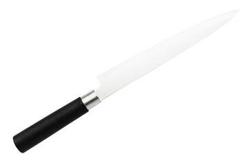 all-purpose knife with plastic handle isolated