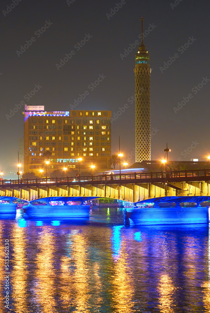 Wall mural The bridges in Cairo, Egypt