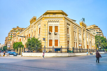 The government building in Cairo, Egypt