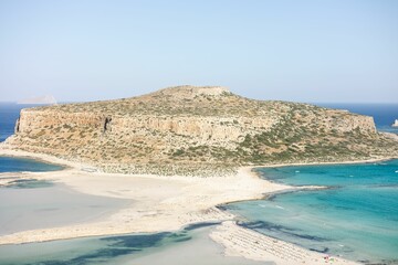 balos lagoon, elafonissi beach, no people, kissamos, Crete, Greece