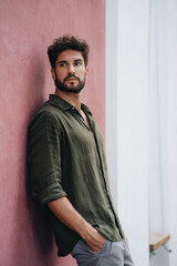 Portrait of a handsome man
