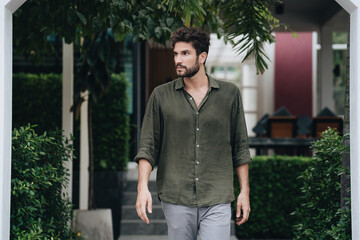 Portrait of a handsome man